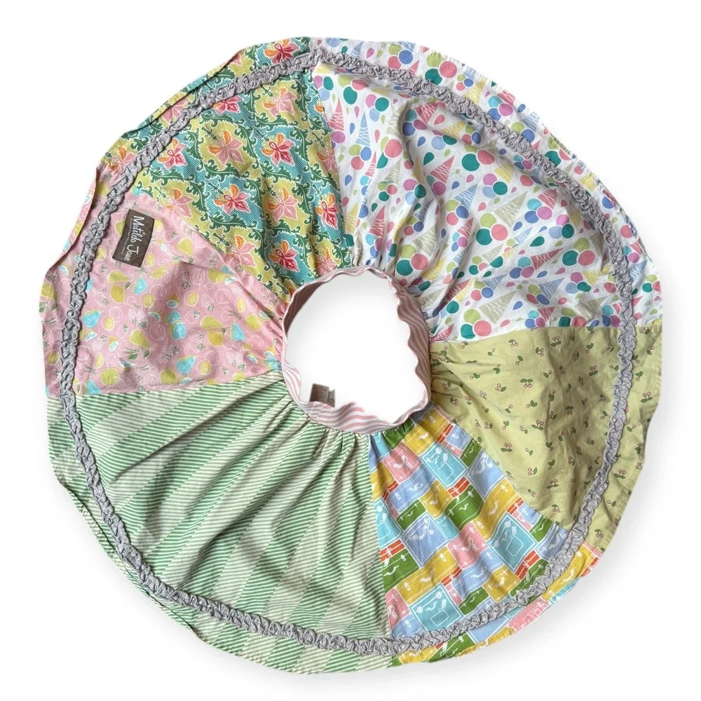 Matilda Jane Girls Patchwork Ice Cream Fruit Skirt Size 6